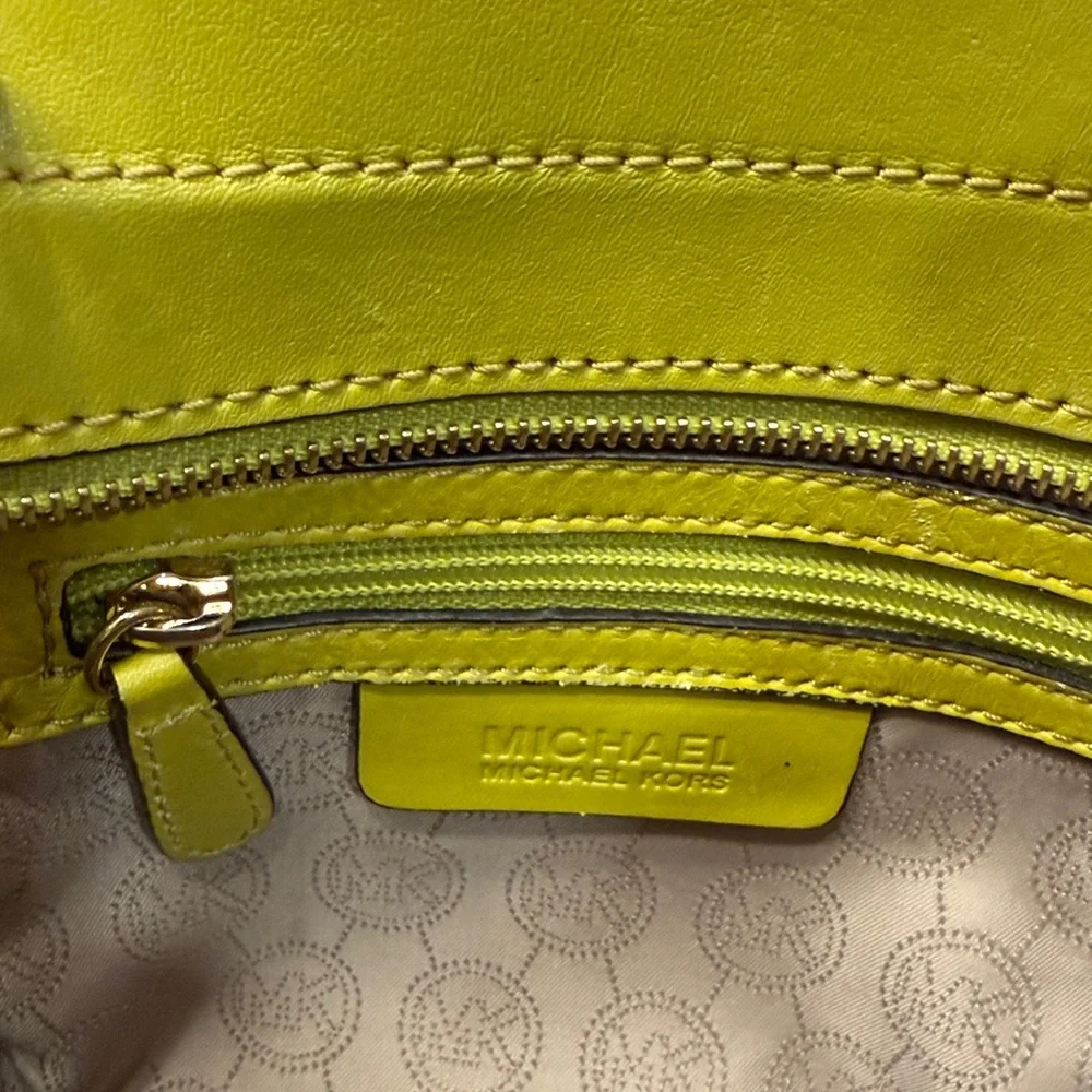 Michael Kors Apple Green Hamilton Crossbody
